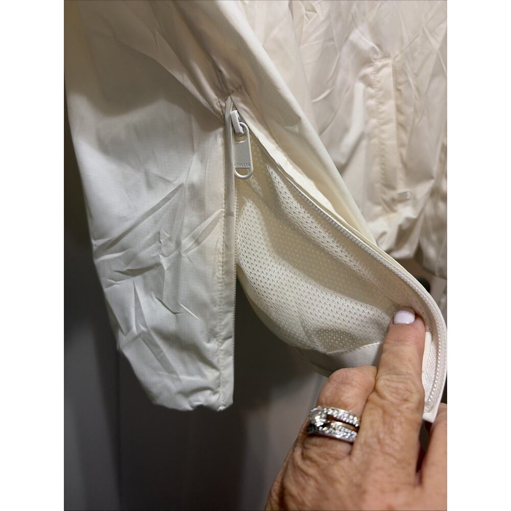 Athleta | Sightseer Lace Jacket, Magnolia White Large Great Condition - Picture 5 of 10